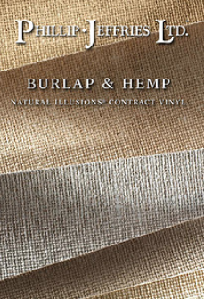 Phillip Jeffries Vinyl Burlap & Hemp Wallpaper